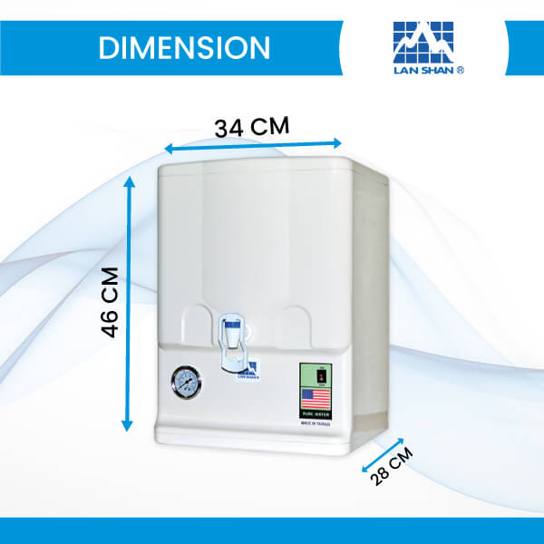 Lan Shan LSRO 1550 G Counter Top RO Water Purifier